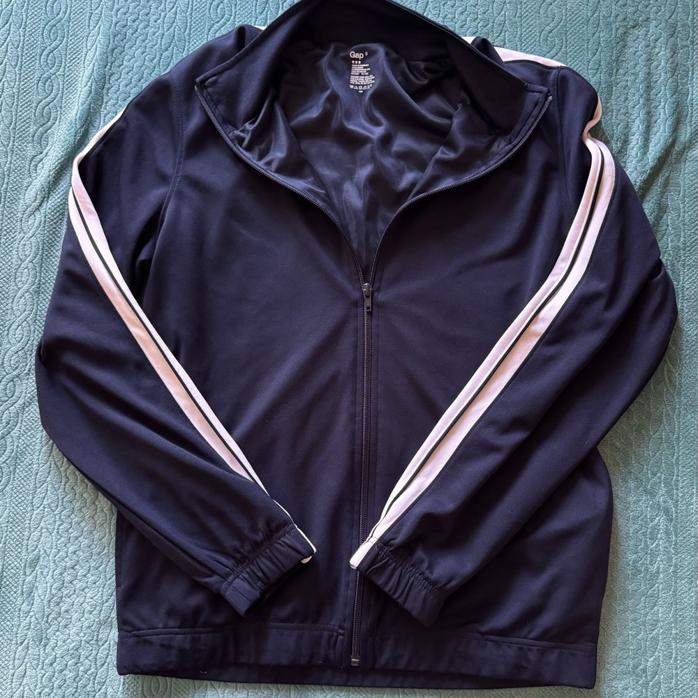 GAP Navy Jacket with White Stripes